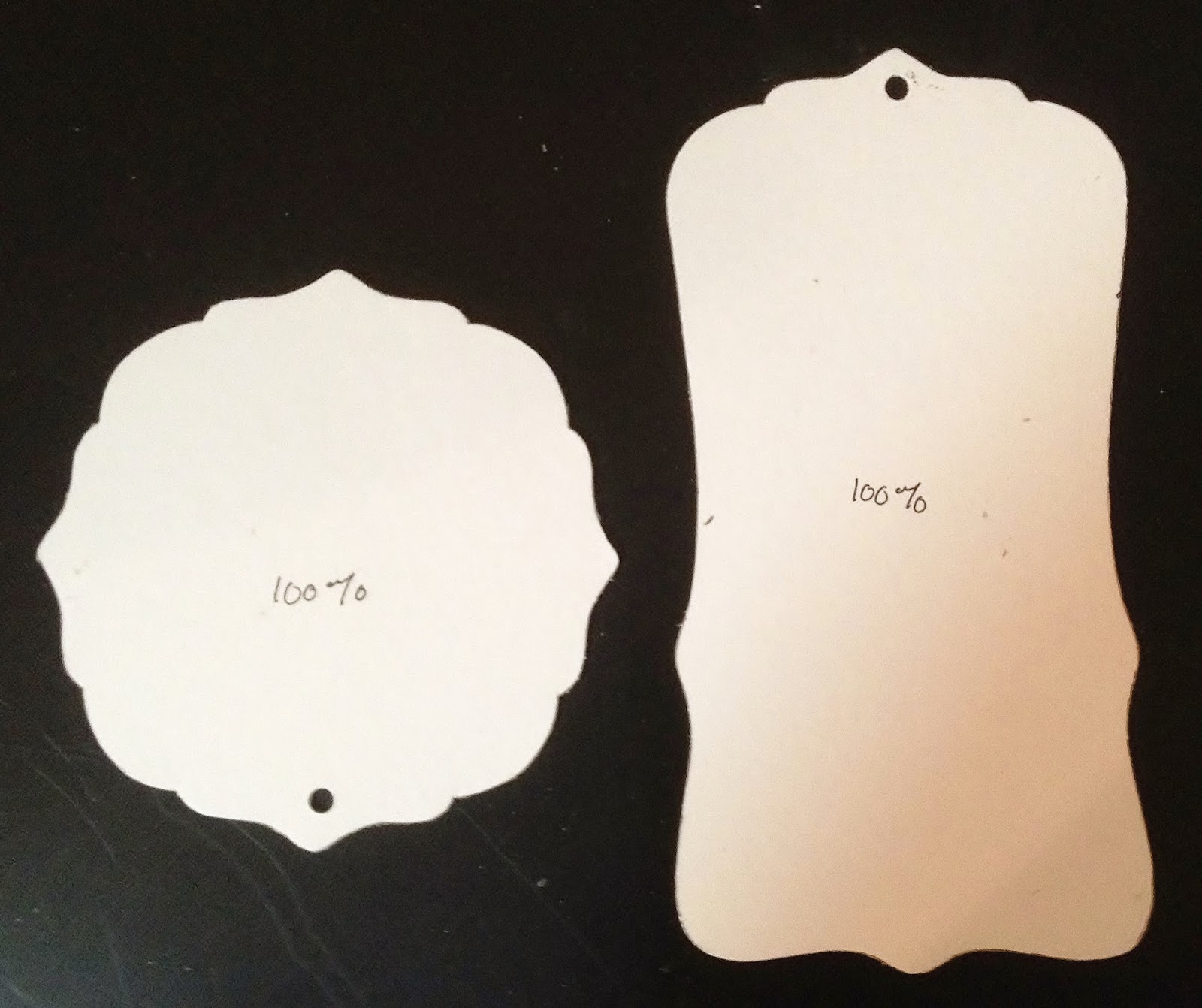 How to make your own tag and frame shapes annes papercreations